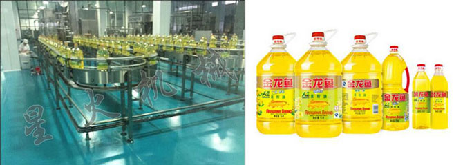 四頭食用油灌裝生產(chǎn)線