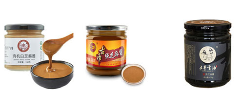 芝麻醬自動(dòng)灌裝機(jī)設(shè)備樣品圖